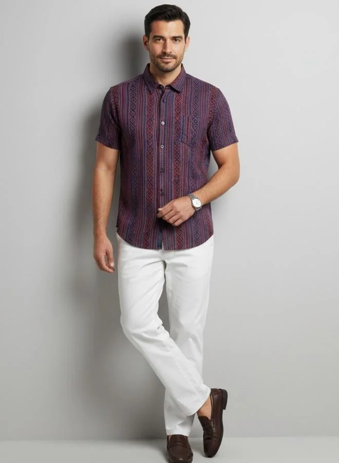 ترولوم Men Classic Graphic Print Casual Shirt