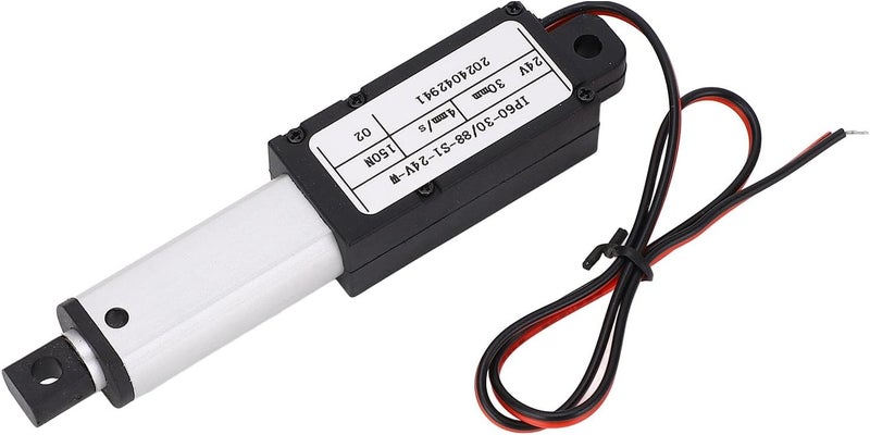 مشغل الحركة الخطية تصميم قوي للمعدات الصناعية 24 فولت IPX4 حجم مضغوط ألومنيوم ABS شوط 30 ملم - Image 1