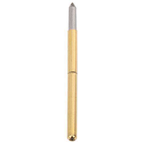 POCREATION 100pcs Test Probe, Pin Test Tools 2.0mm Spring Test Detection Probe Pins Brass Pogo Pins - Image 5