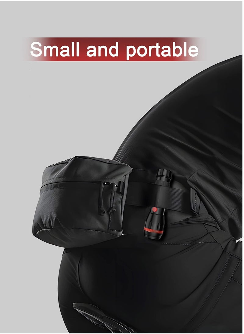 Y&D - LED Torch Mini Small Torches 4Pcs, Zoomable 2 Modes 70 Lumens, Adjustable Focus, Portable Flashlight Home Indoor Lighting, Emergencies, Batteries Included - Image 1