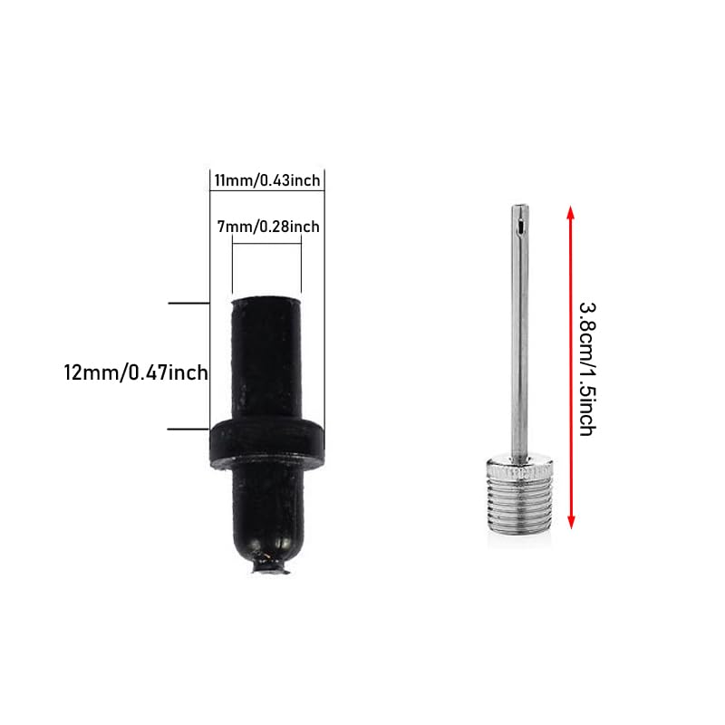 SquEqu 30 Pack Basketball Pump Needles Air Inflation Needle Adapter Inflating Valve Nozzle Kit Replacement for Football Soccer Sports Ball Volleyball Rugby Matchball Leak Repair - Image 2
