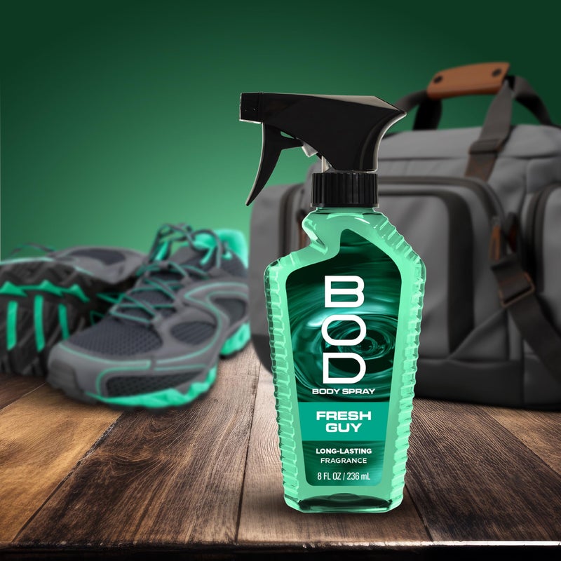 BOD man Fragrance Body Spray, Fresh Guy, 8 fl oz (Pack of 2) - Image 5