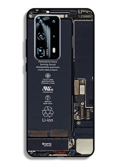 Tolwak غطاء حماية لهاتف Huawei P40 Pro Plus 5G بنمط دائرة الهاتف  - Image 2