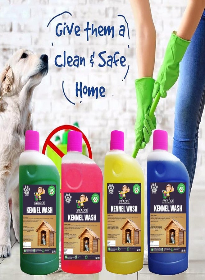 swacch Kennel Wash (500ml) (Combo Pack of 4) Mogra, Rose, Lemon & Lavender I Pet Stain & Odour Remover I Pet Floor Cleaner Liquid I Dog and Cat Friendly - Image 3