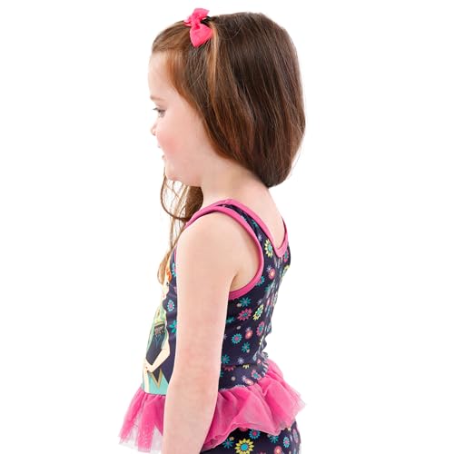 Disney Frozen Bathing Suit | Elsa Girls Bathing Suit | Girls One Piece Swimsuit | Official Frozen Merchandise 5 Blue - Image 2