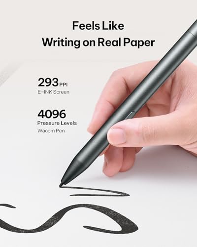 iFLYTEK حزمة iFLYTEK AINOTE Air 2 - غلاف فوليو أسود، جهاز لوحي لتدوين الملاحظات بحجم 8.2 بوصة، أوراق كتابة رقمية، دفتر ملاحظات رقمي مع قلم، تحويل الصوت إلى نص، دعم متعدد اللغات لـ ChatGPT - Image 5