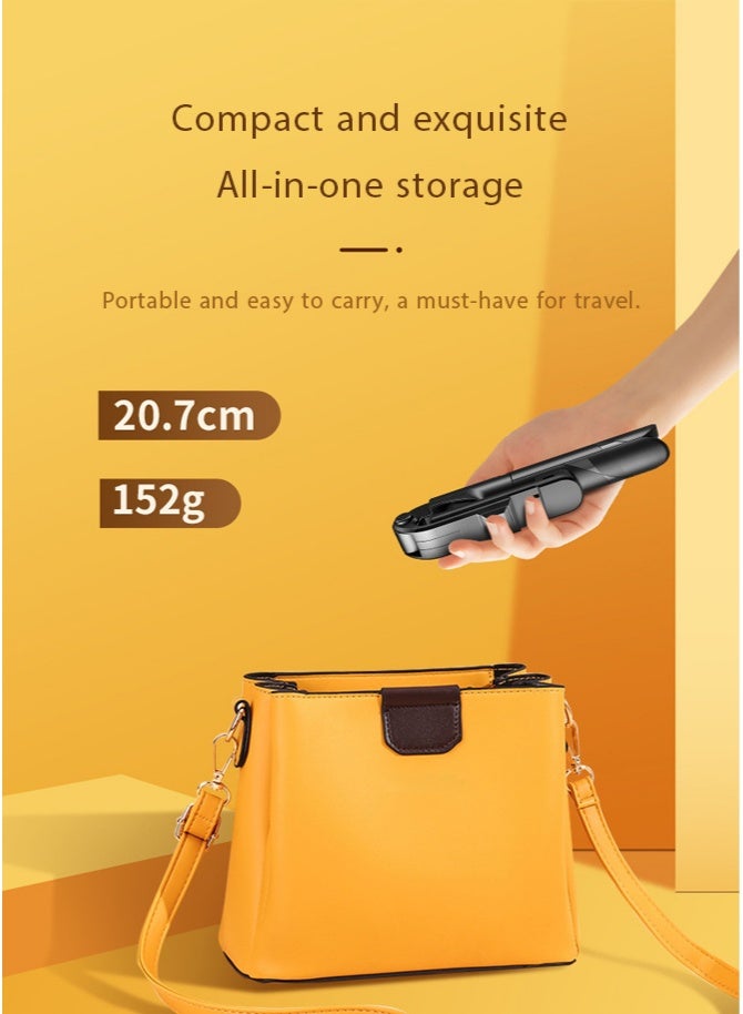 dida-cosmos Phone Tripod, Selfie Stick, Extendable Selfie Stick Tripod with Wireless Remote and Tripod Stand, Portable, Lightweight, Compatible with iPhone Samsung Huawei Smartphone and More - Image 4