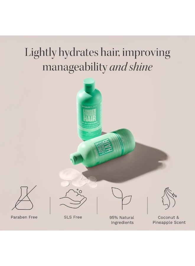 هيربرست شامبو وبلسم للشعر الطويل والقوي لفروة الرأس الدهنية والجذور - تنظيف عميق وتنقية وترطيب برائحة استوائية - يعزز النمو ويقلل تساقط الشعر - خالٍ من  والسيليكون والبارابين - صنع في المملكة المتحدة - Image 2