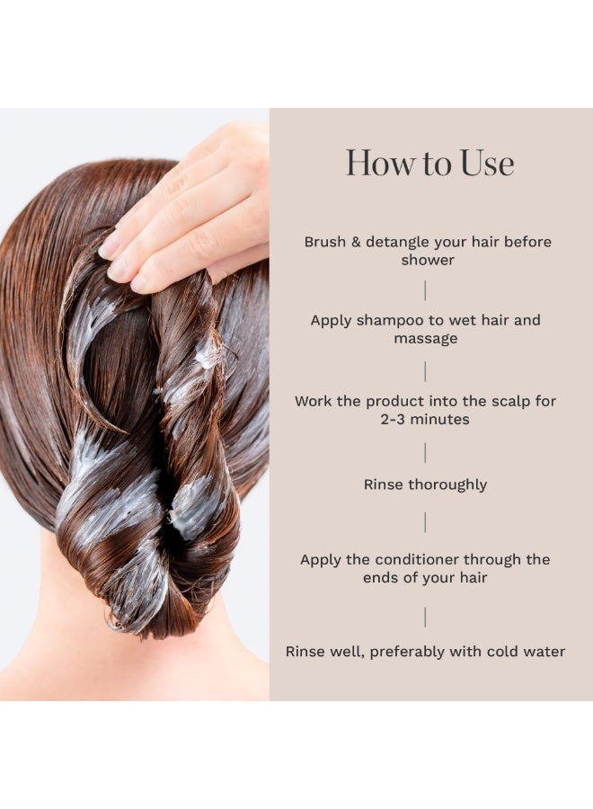 هيربرست شامبو وبلسم للشعر الطويل والقوي لفروة الرأس الدهنية والجذور - تنظيف عميق وتنقية وترطيب برائحة استوائية - يعزز النمو ويقلل تساقط الشعر - خالٍ من  والسيليكون والبارابين - صنع في المملكة المتحدة - Image 5