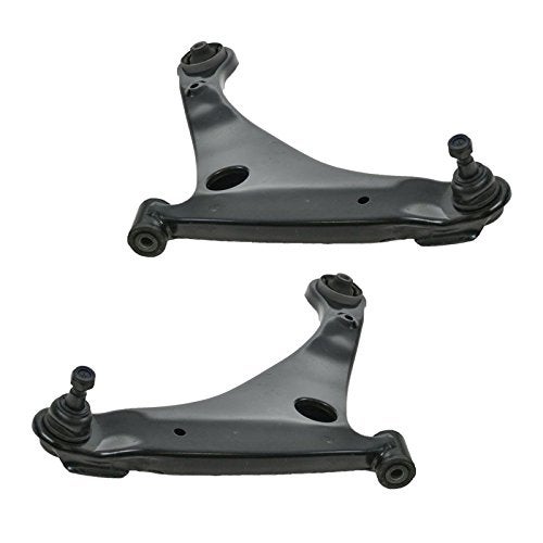 TRQ Front Lower Control Arm with Ball Joint Set Compatible with 20042012 Mitsubishi Galant