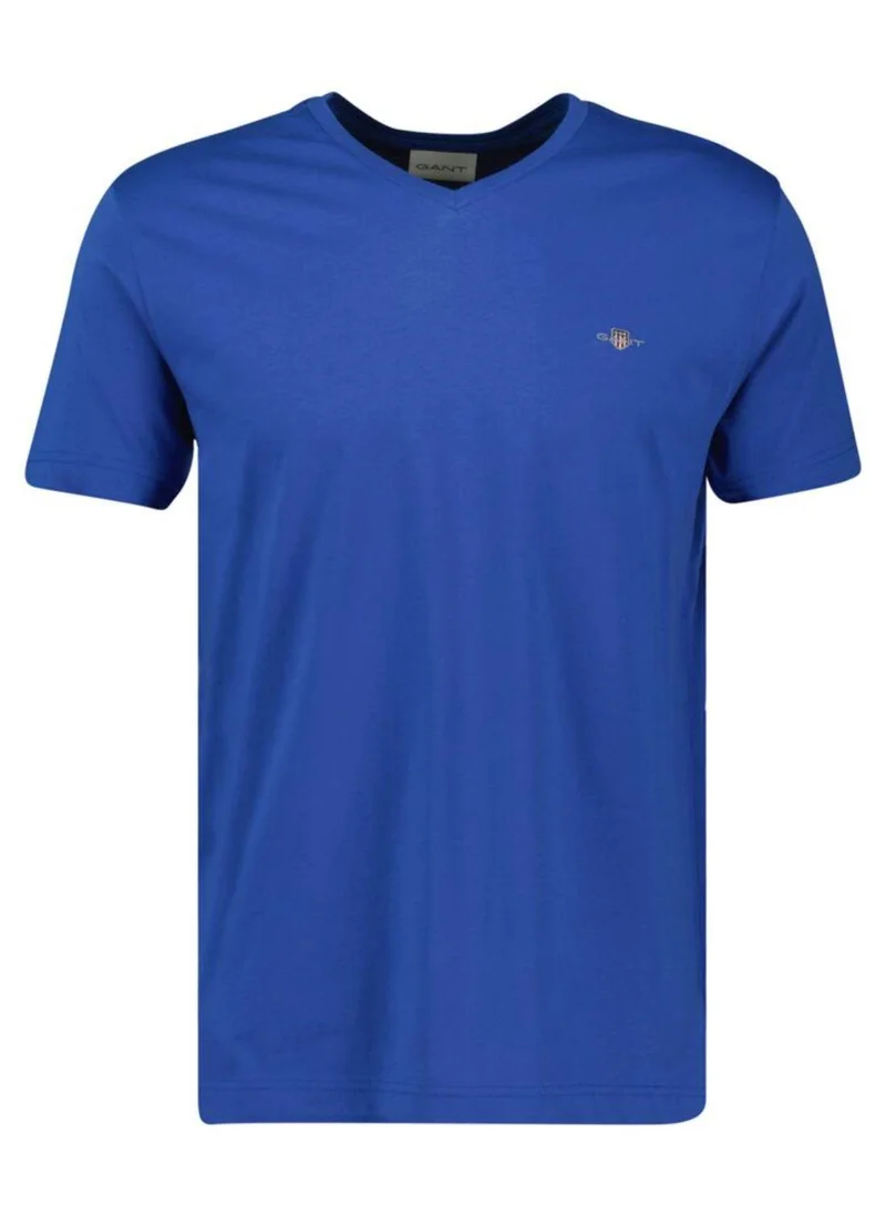 GANT Gant Slim Fit Shield V-Neck T-Shirt