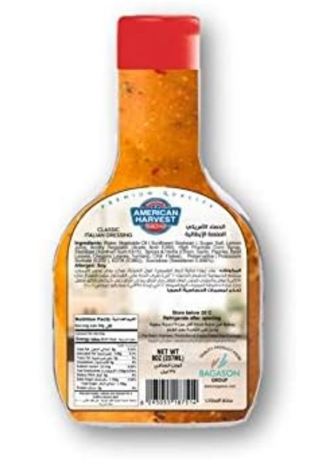 American Harvest - American Harvest Classic Italian Salad Dressing Sauce, 237 ml - Image 1