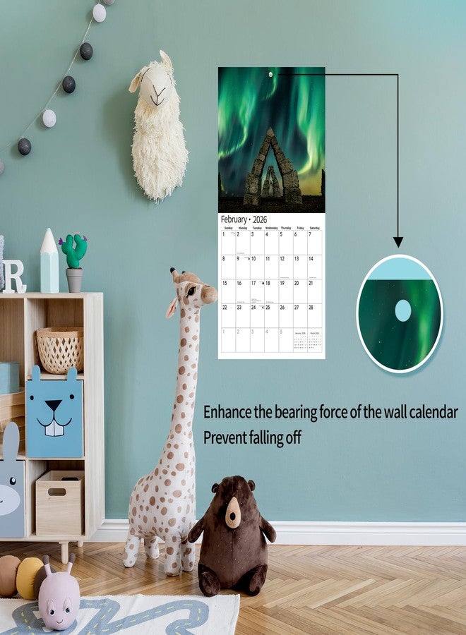 windrio 2026 Wall Calendar,Calendar 2026, November 2025 - December 2026, Wall Calendar Aurora, 12" x 24" Opened,Full Page Months Thick & Sturdy Paper for Gift Perfect Calendar Organizing & Planning - Image 4