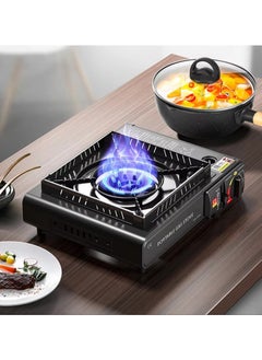Denx Portable Gas Stove with Adjustable Levels for Home and Outdoor Picnic, Portable Gas Stove for Travel and Camping | 2.8 KW | 220 Gas Capacity | DX1763  - Image 3
