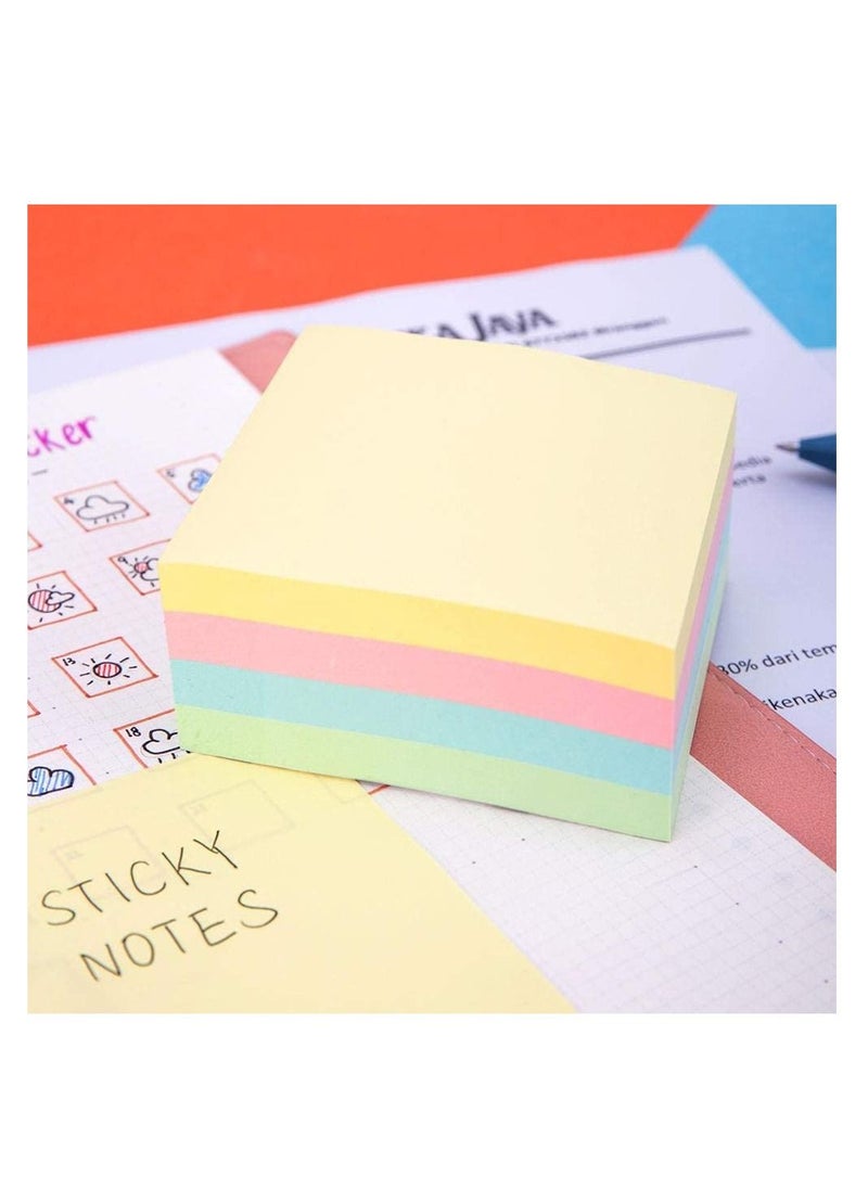 Deli 4-Pack Sticky Notes 3x3 Inch Size Multicolour  - Image 5