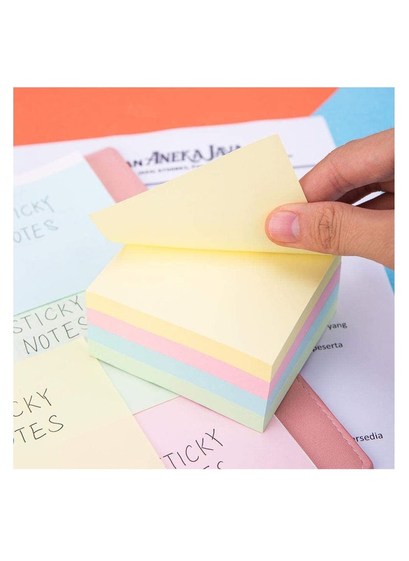 Deli 4-Pack Sticky Notes 3x3 Inch Size Multicolour  - Image 4