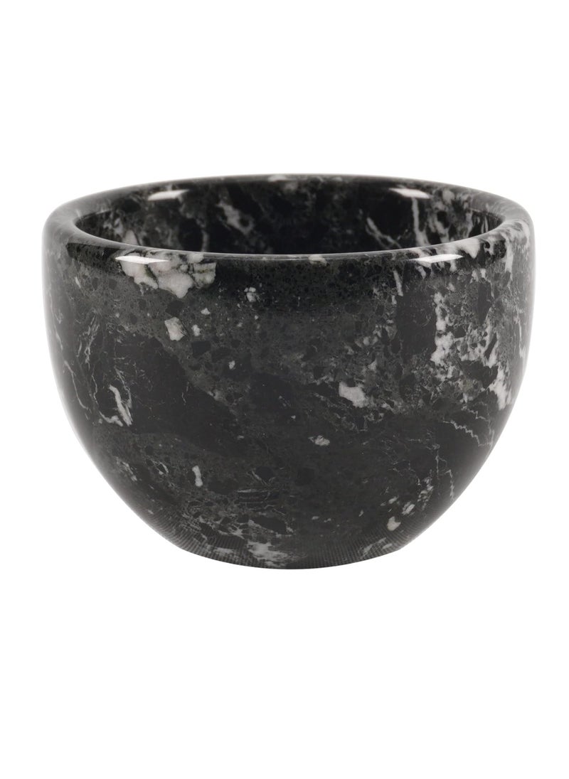 RADICALn Radicaln Marble Shaving Bowl 3'' Inches Black Handmade Shaving Cream Bowl - Marble Bowl For Shaving Foam, Shaving Soap Bowl - Shaving Kit Bowl, Barber Supplies & Bathroom Accessories  - Image 1