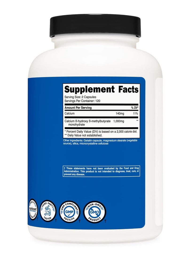 كبسولات نيوتريكوست إتش إم بي ٥٠٠ مجم ٢٤٠ كبسولة - Image 4