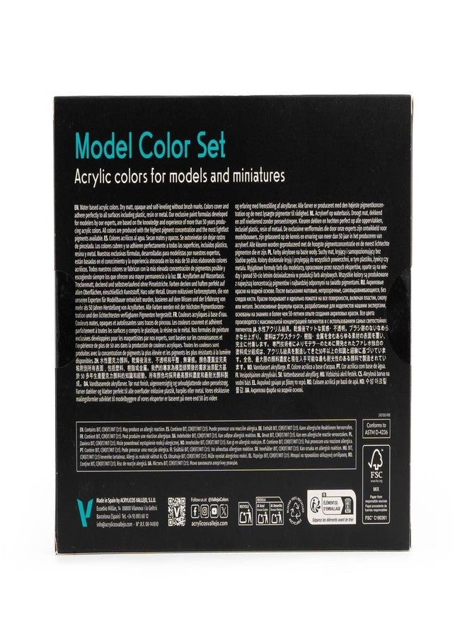 Vallejo - Wargame Special Acrylic Paint Set | Model Color | High Pigmentation Colors | Realistic and Historical Finishes for Model Kits & Scale Figures | 16 Bottles x 18 ml. (0.60 fl.oz) - Image 2