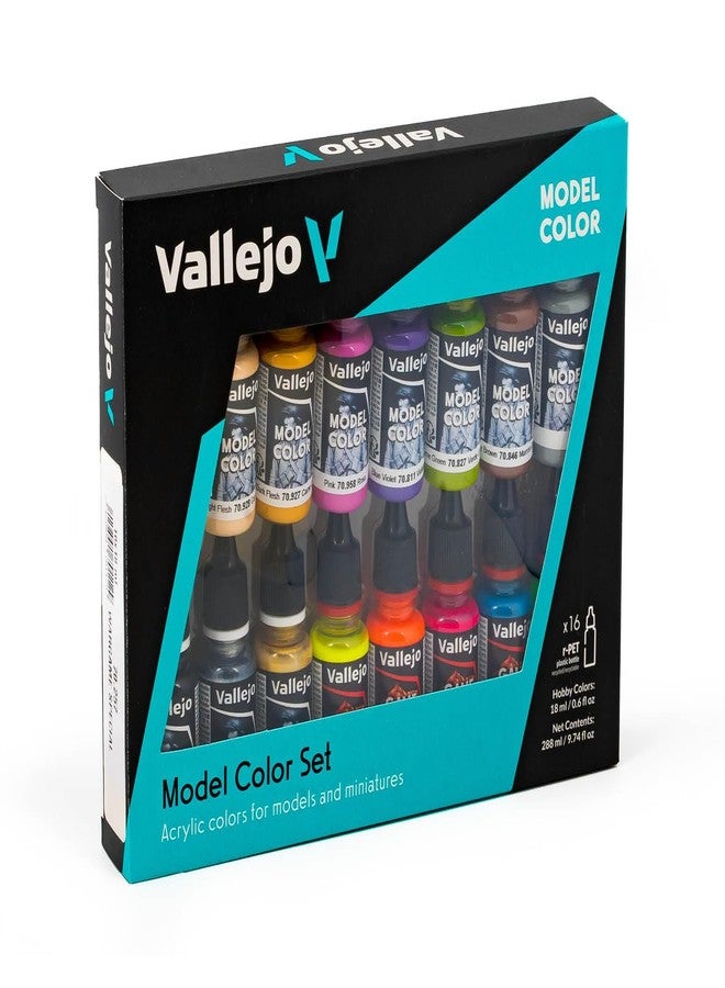 Vallejo - Wargame Special Acrylic Paint Set | Model Color | High Pigmentation Colors | Realistic and Historical Finishes for Model Kits & Scale Figures | 16 Bottles x 18 ml. (0.60 fl.oz) - Image 4
