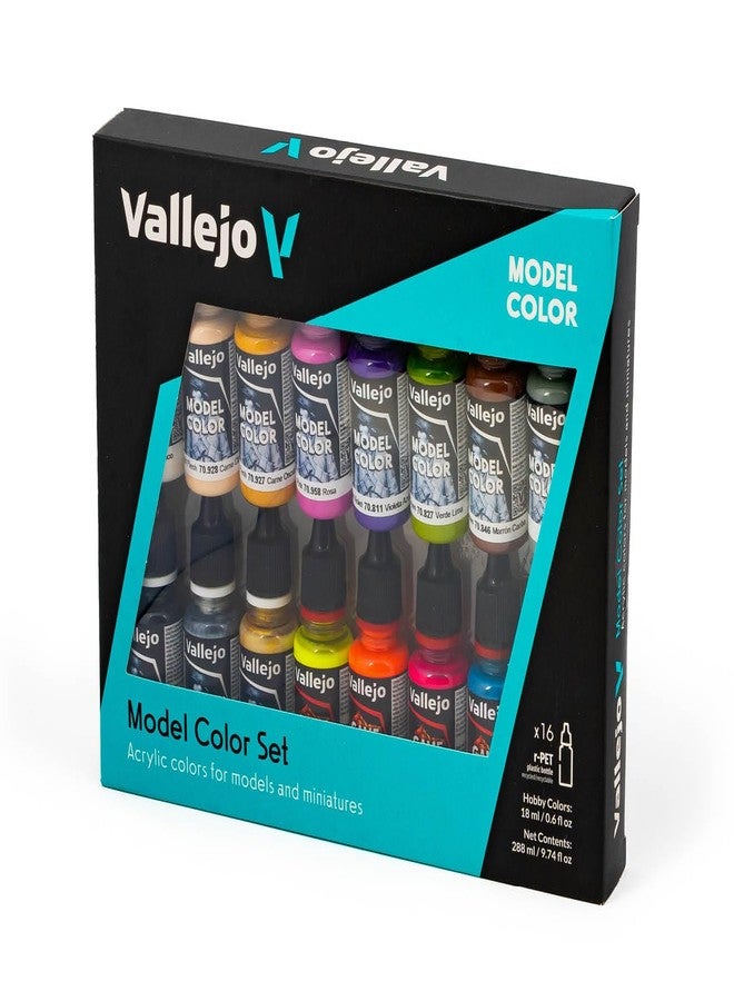 Vallejo - Wargame Special Acrylic Paint Set | Model Color | High Pigmentation Colors | Realistic and Historical Finishes for Model Kits & Scale Figures | 16 Bottles x 18 ml. (0.60 fl.oz) - Image 3