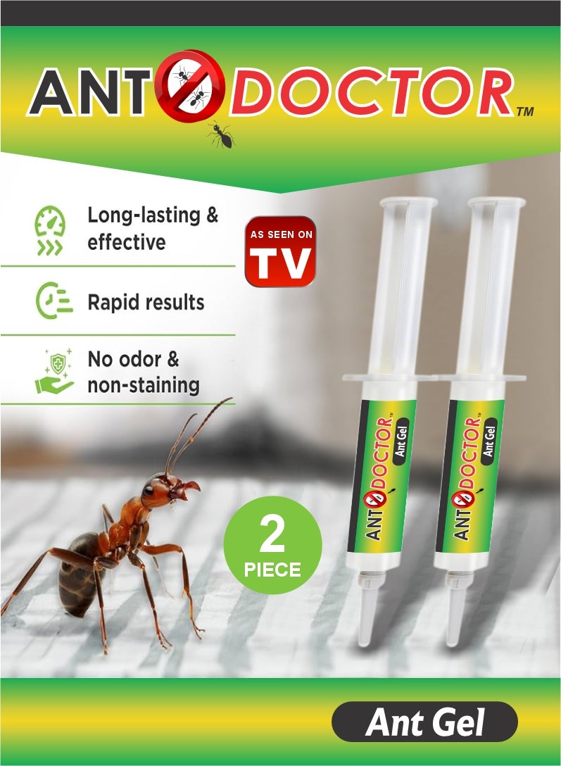 AS SEEN ON TV Ant Control Gel 10g - Ant Doctor Injection Type for Fast Results Pack Of 2