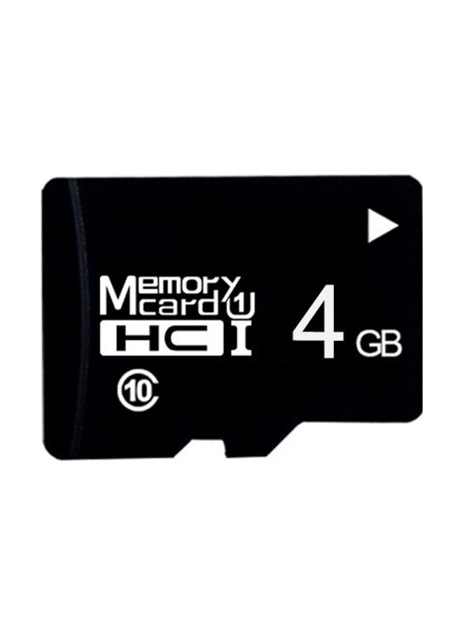 BURAQ 4GB High Speed Class10 Black TF(Micro SD) Memory Card  - Image 1