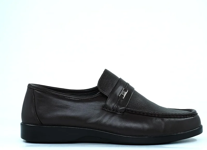 هاش بابيز TECHNOLOGY II Coffee Leather Slip-On Shoes