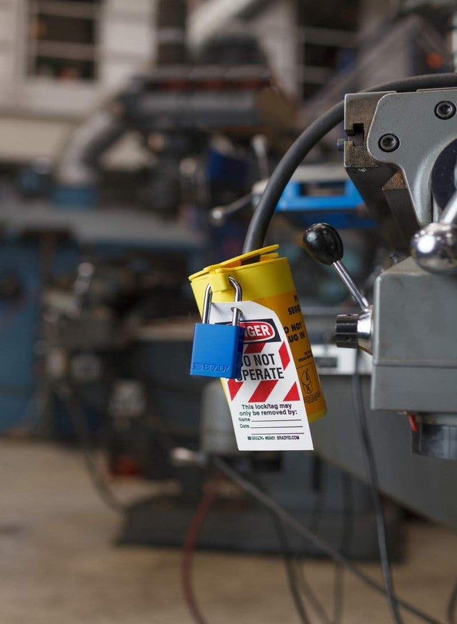 Brady SafeKey Lockout Padlock Aluminum Green 1.5" Steel Shkl Keyed Different - Image 2