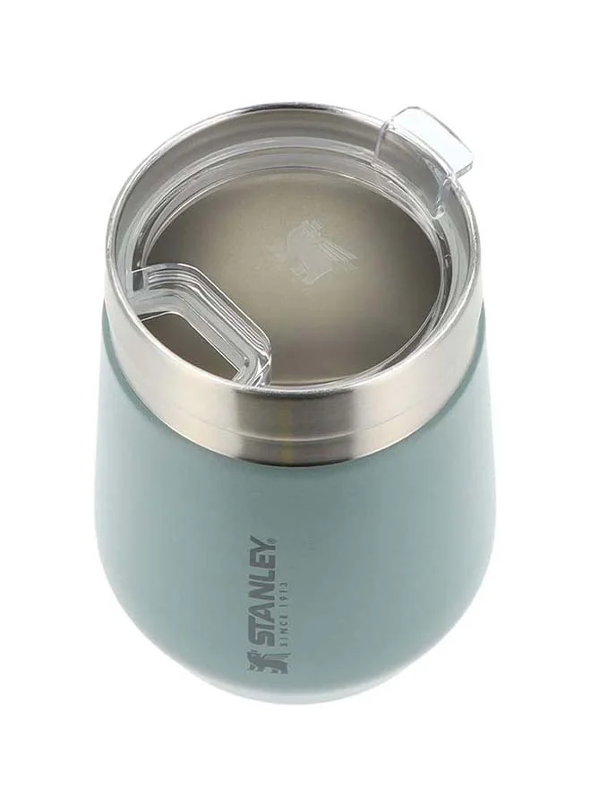 Stanley Stanley Stainless Steel GO Tumbler Shale, 10oz Stainless Steel Vacuum Insulated Wine Tumbler, 5 Hours Cold, 1.5 Hours Hot, and 20 Hours Iced