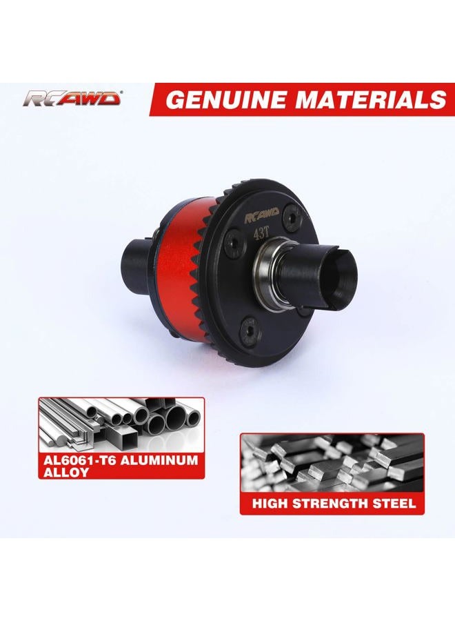 RCAWD New Version 43t Differential 40CrMo Steel Enhancement for Losi 1/8 LMT Front Rear Diff Gear - Image 3