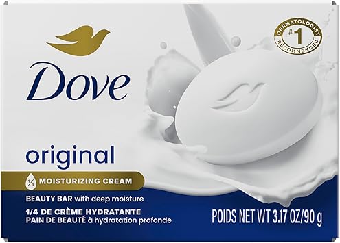 Dove White Moisturizing Cream Beauty Bar Dove 315 oz Soap For Unisex - Image 1