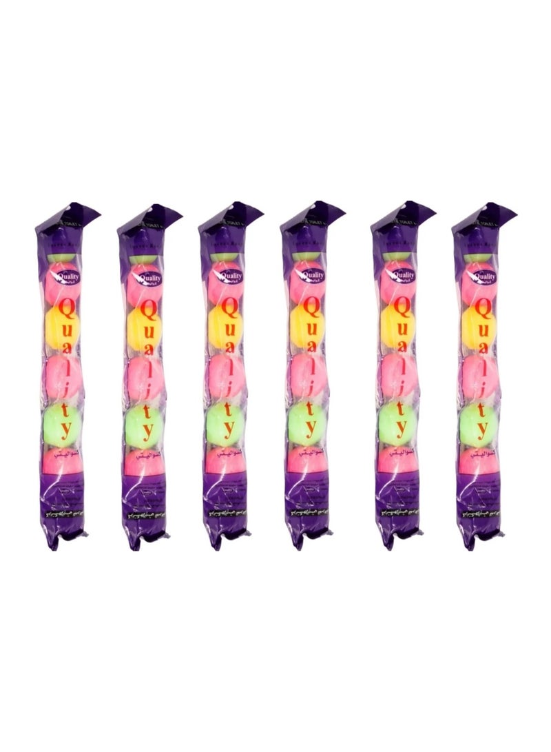 ركسو مجموعة معطر دورات مياه دائري من ركسو 6 قطع - Image 2