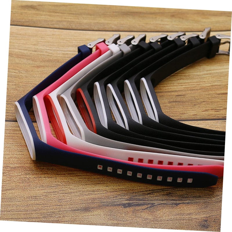 Black Two Tone Sport Wristband Strap Bracelet Accessory - Image 4