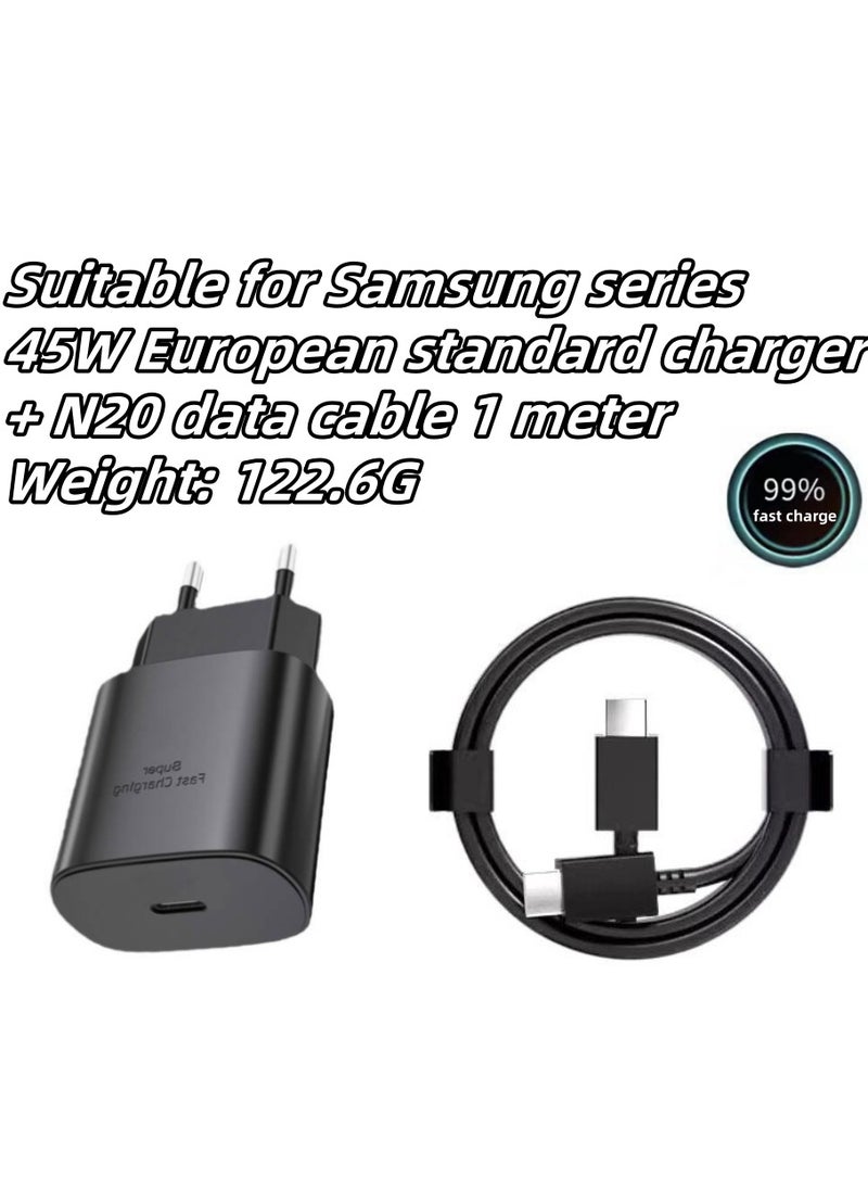 Generic 45W USB-C Super Fast Charging PD Charger - Compatible with Samsung S24, S23, S22, S21, S20 Ultra, S24+, S23+, S22+, S21+, A 53, A15, A55, A54 - Type-C Power Adapter.  - Image 3