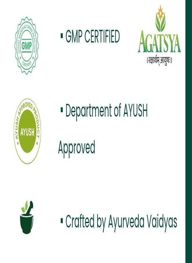 AGATSYA Panchakola Churna| Agatsya Panchakola Churna 100GM | Herbal appetizer| Promotes Digestion| A powerful blend of Natural ingredients| No added Preservatives & Color| - Image 4