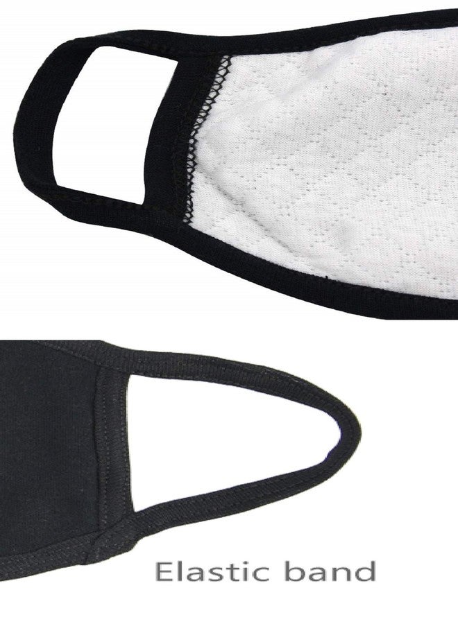 Vritraz Glow in the dark luminous Unisex Cotton Blend Anti Dust, Pollution Face Mouth Mask Black for Man Woman HappyTeeth - Image 5