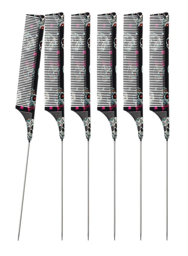 STUDIO LIMITED StudioLimited Barber Shop Comb Set Professional Hair Styling Tools for Barbers Stylists (Pin Tail Comb, 6pcs) - Image 1