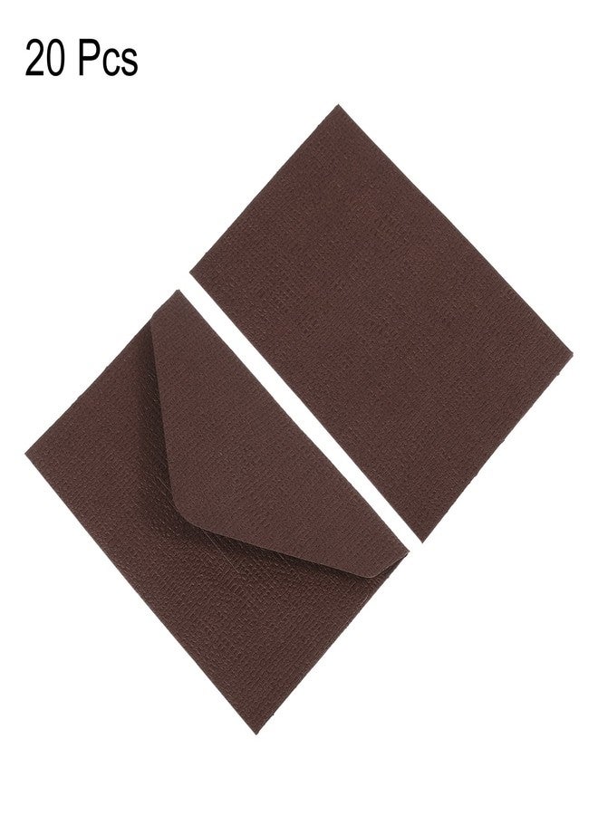 PATIKIL Mini Envelopes, 20 Pack Small Gift Card Holders Business Invitation Envelope for Wedding Birthday, Coffee - Image 3