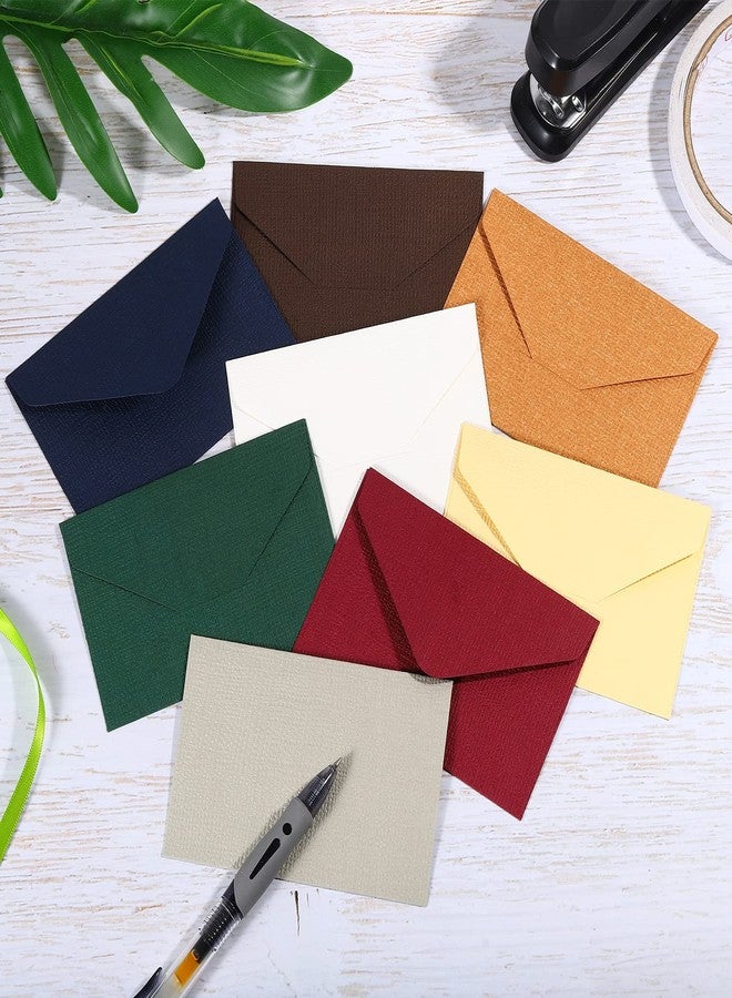 PATIKIL Mini Envelopes, 20 Pack Small Gift Card Holders Business Invitation Envelope for Wedding Birthday, Coffee - Image 5