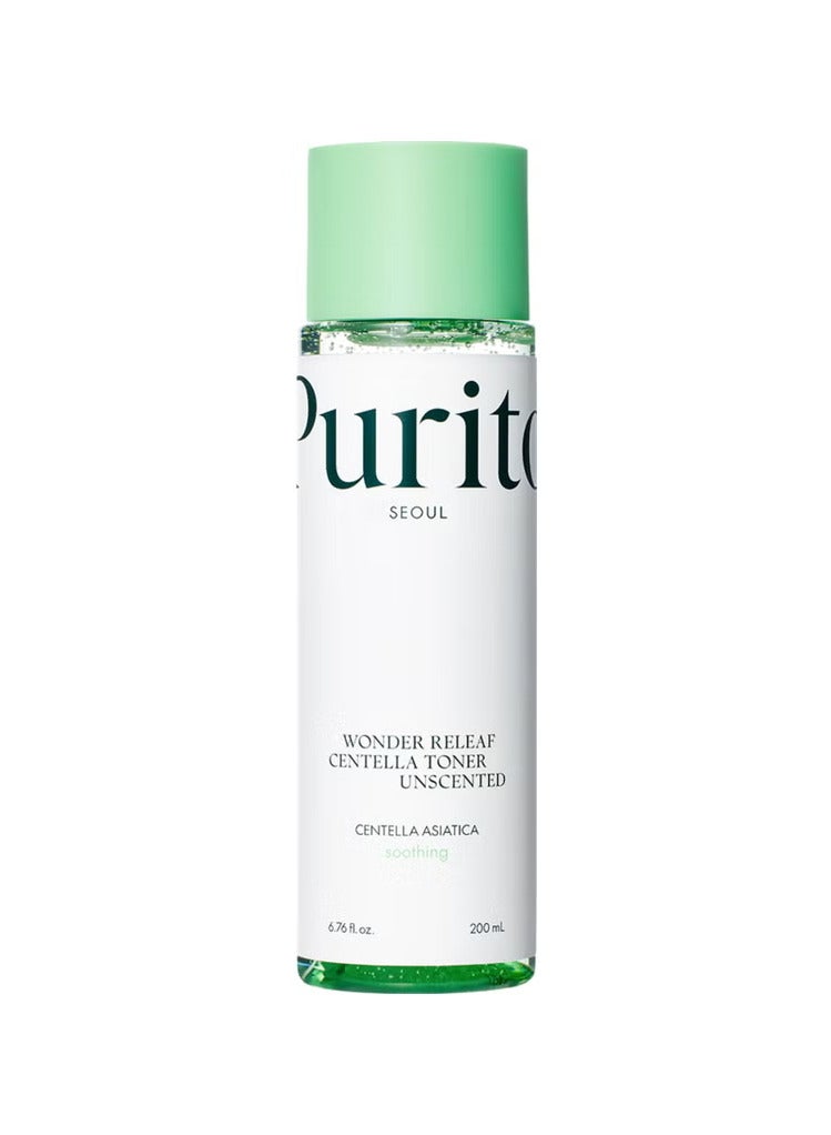 PURITO Wonder Releaf Centella Toner Unscented [200ml] - Image 1
