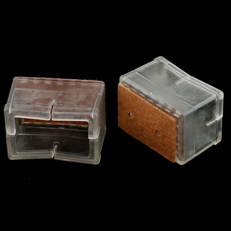klarako 10 Pieces Chair Leg Caps Feet Pads Furniture Table Covers Floor Protector Silicone Round Square Rectangle Legs klarako24klarako30mm - Image 4