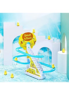 VGRASSP Duck Slide Toy Set, Funny Automatic Duck Chasing Race Track Game Set, Climbing Duckling Lovely Toy Escalator with Lights and Music, Cute Cartoon Ladder with 3 Ducks - pzsku/Z18577F9E23F039554730Z/45/_/1736426573/81c77382-39cb-4d0d-8550-f127b21922ce