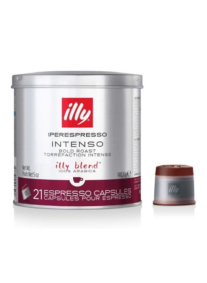 Illy illy Coffee, Intenso iperEspresso Capsule, Dark Roast Espresso Pods, 100% Arabica Bean Signature Italian Blend, Premium Gourmet Roast, Compatible with illy iperEspresso Machines  - Image 2