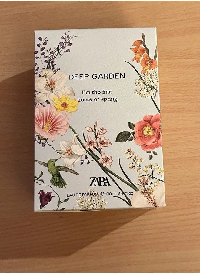 Zara - ZARA DEEP GARDEN EDP 100 ML (3.4 FL. OZ) Women's Perfume - A FRESH, BRIGHT AND FEMININE FRAGRANCE - Image 1
