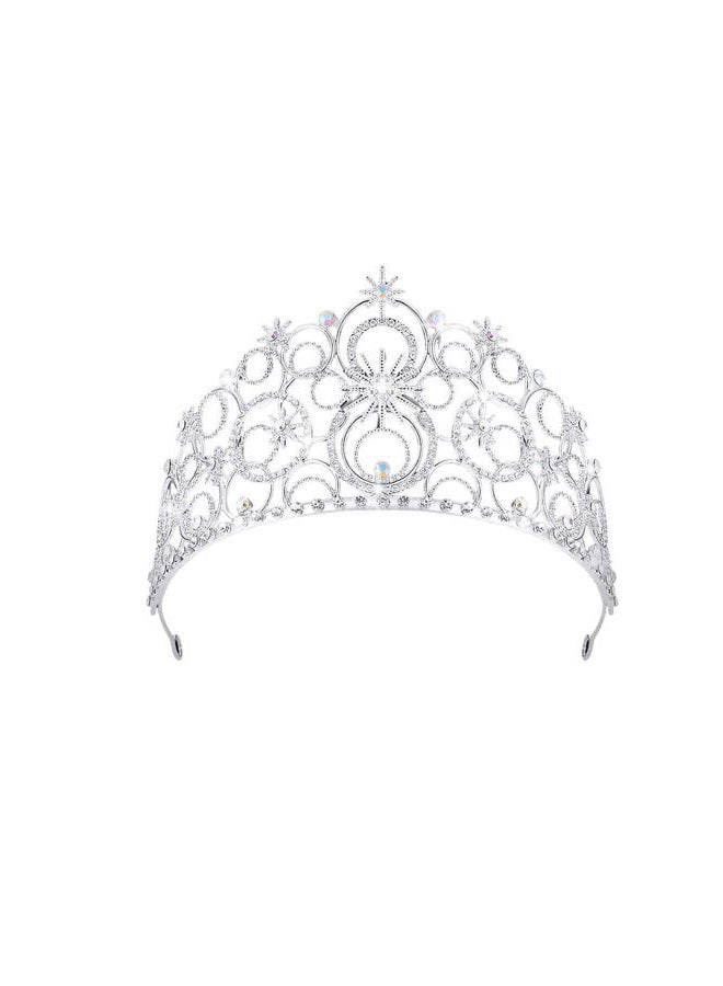 JRCRIN Glinda Crown Costume Adult Women Cood Witch Crown Headband Cosplay Princess Queen Tiara Halloween Costume Accessories - Image 1