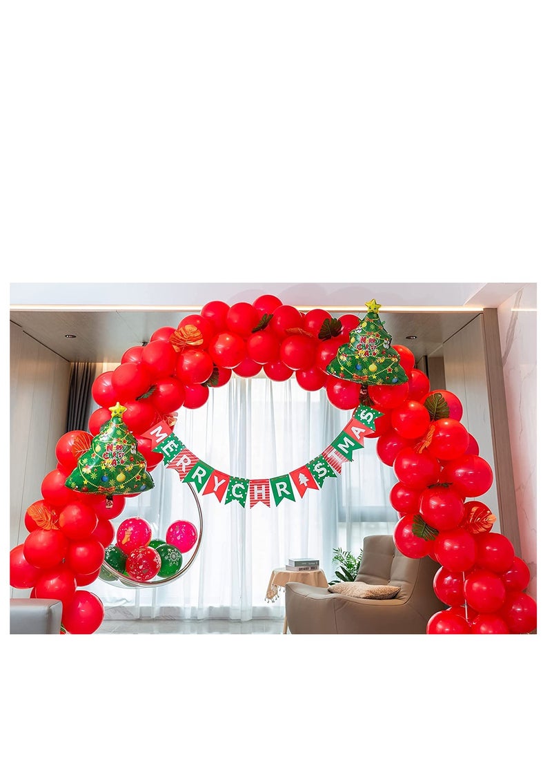 Propsicle - Propsicle Red Hd Metallic Balloons Pack Red Theme Kids Birthday Party Decoration Bachelorette Party Balloon Anniversary Item Christmas Decor - Packet Of 50 Balloons - 50 Pcs - Image 1