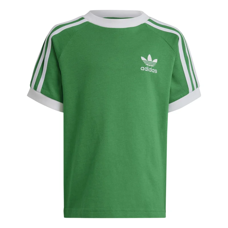 adidas تيشيرت أوريجينالز 3سترايبس للأطفال - أخضر