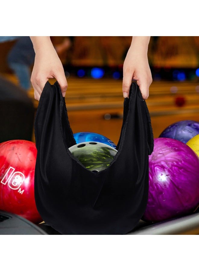 Civaner 3 Pack Bowling Ball Seesaw Washable Bowling Ball Towel Black Bowling Ball See Saw Giant Bowling Ball Polisher Bowling Polisher Bag for Bowling Ball Cleaning - Image 5
