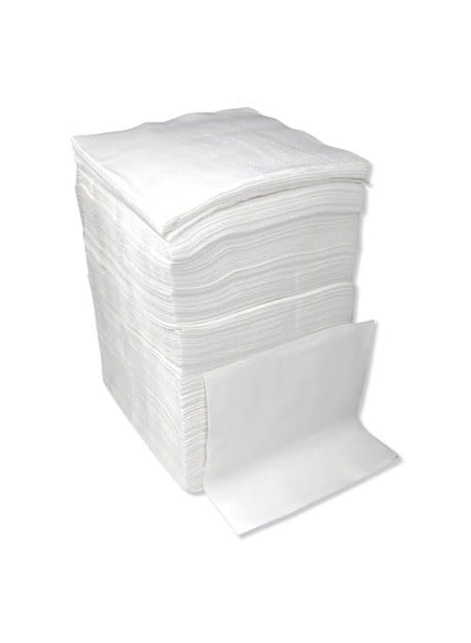 Pantryware Essentials Paper Lunch Napkins. 500 Count Lunch Napkins 1 Ply, White. 12 x 12 - Image 1